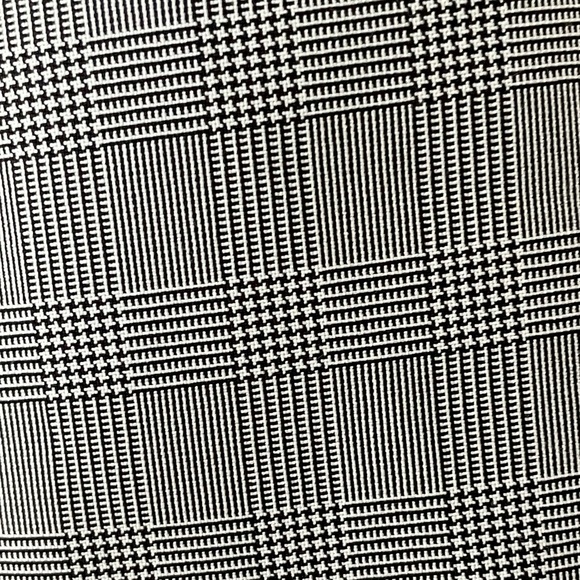 Checked Houndstooth Pattern Collarless Blazer - Picture 5 of 5